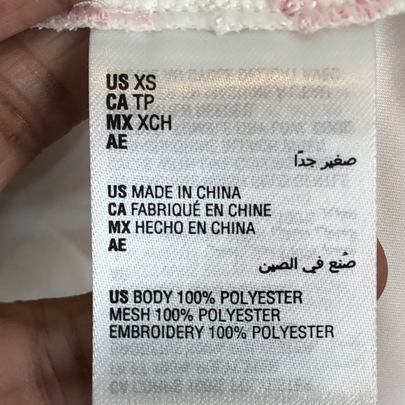 NWOT INC International Concepts Intimates White Sheer Panel Nightie SIZE XS - Picture 3 of 9